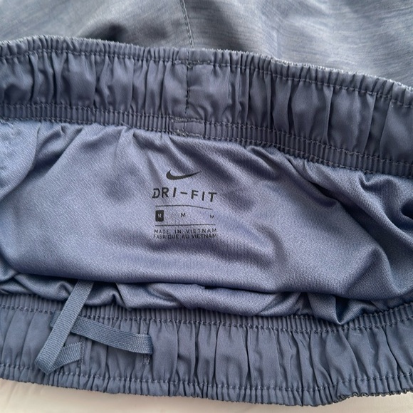 Nike Dry Tempo Obsidian blue gray classic fit sweat wicking running shorts - Picture 7 of 14